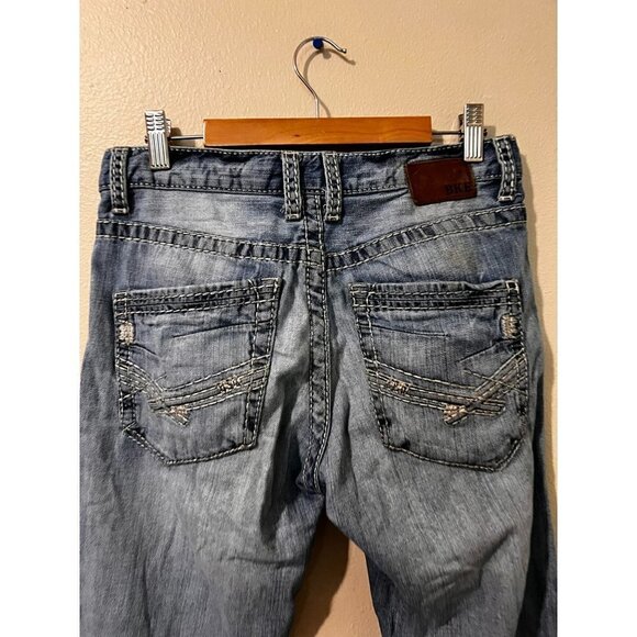 Men's BKE Denim Jake Distressed Jeans Size 29R [EXCELLENT] - Picture 4 of 8